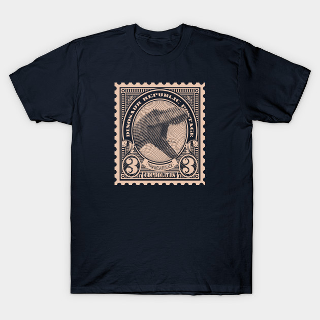 Dinosaur Republic Postage Stamp - Tyranosaurus
